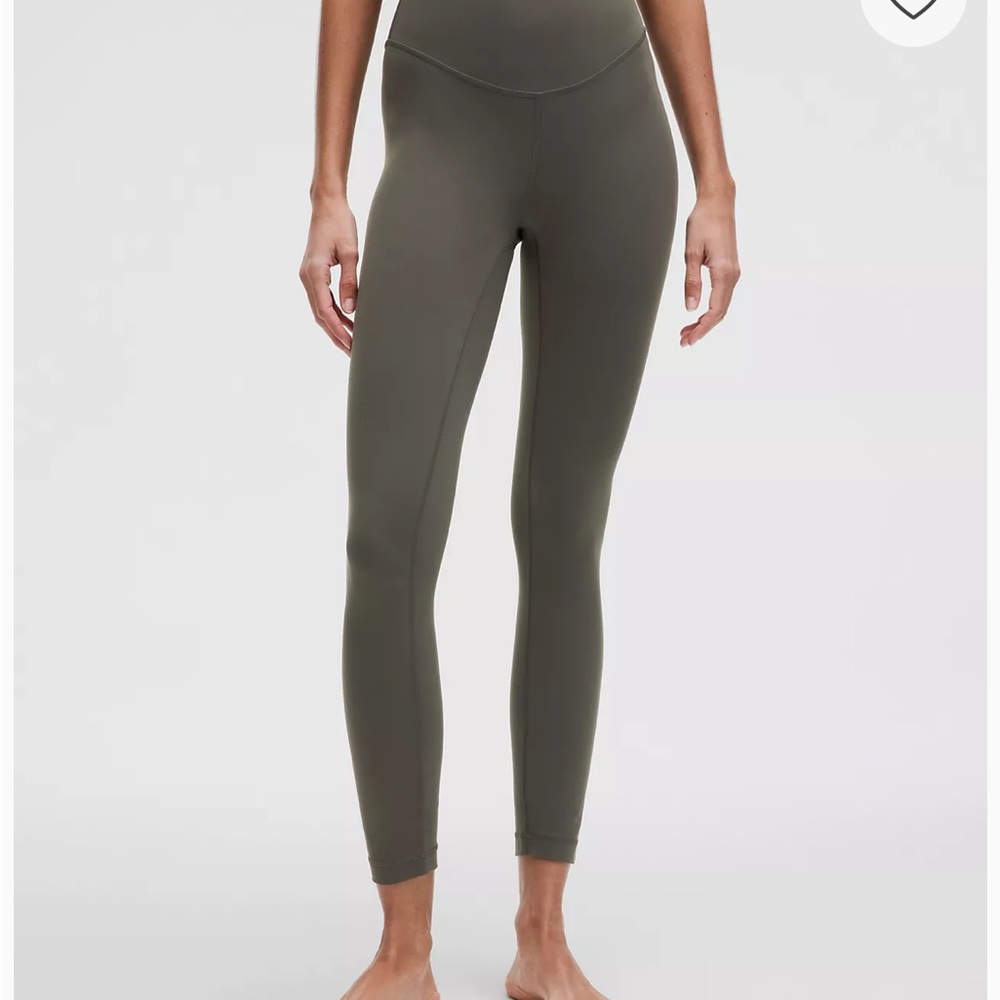 Olive High-Waisted Leggings